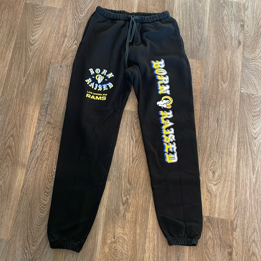 Born x Raised Los Angeles Rams Sweatpants Size Small